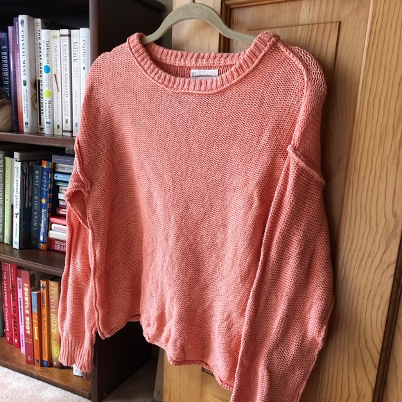 By Together | The Hailee Sweater in Salmon Pink | Small - Picture 3 of 7